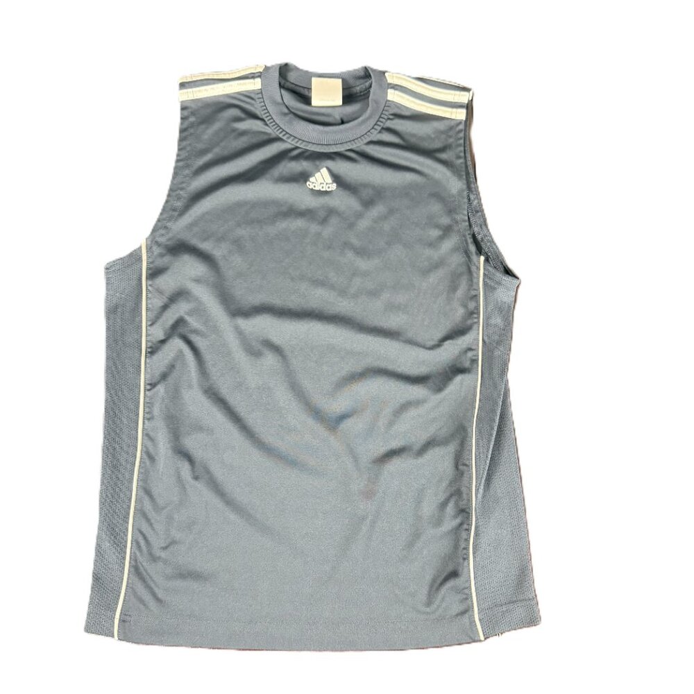 Men’s blue Sleeveless Shirt – Adidas